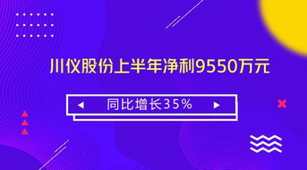 川儀股份上半年業績穩健增長 凈利同比增35%至9550萬元，技術咨詢業務成為新亮點